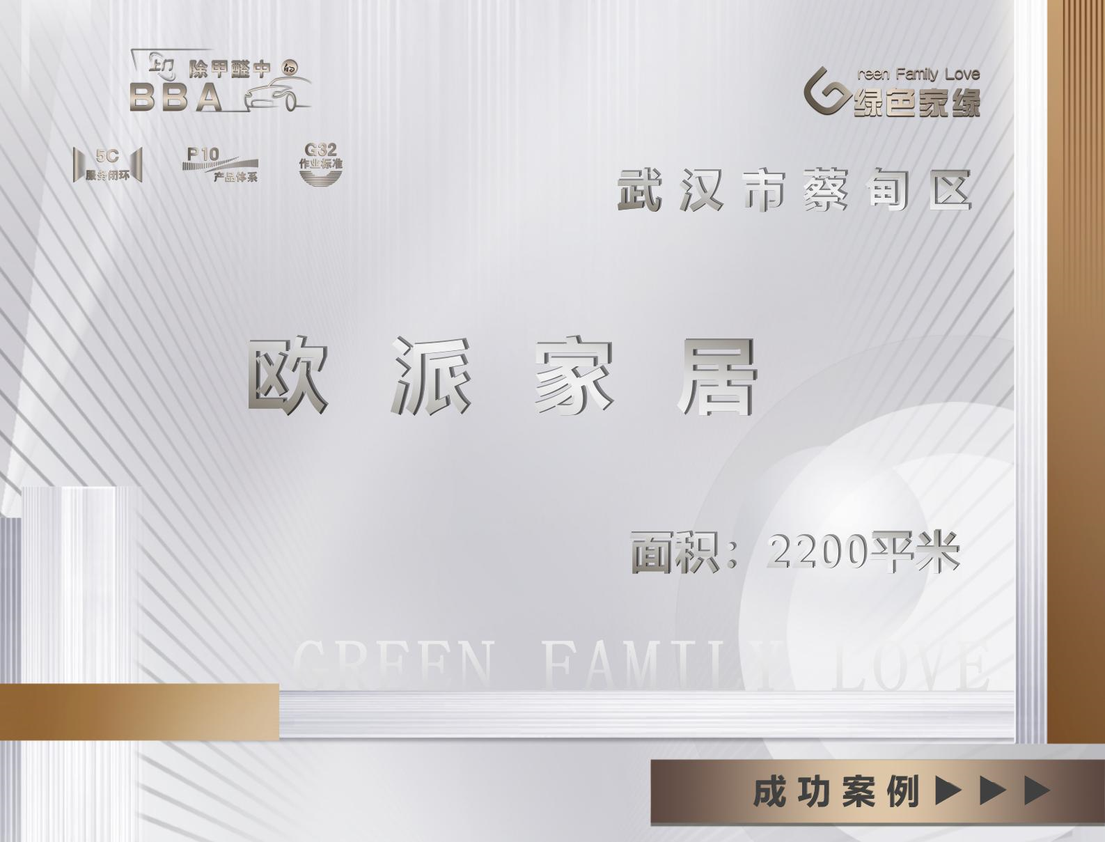 武漢2200平米歐派家具集團(tuán)廣州工裝除甲醛服務(wù)